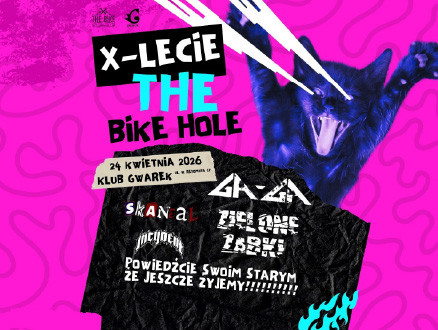 Ga-Ga Zielone Żabki + Skandal + Incydent “X-lecie The Bike Hole" - main photo of the event