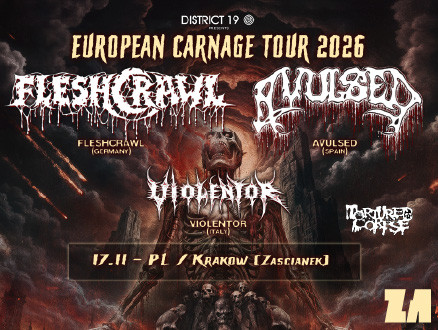 European Carnage Tour 2026: Fleshcrawl + Avulsed + Violentor - main photo of the event