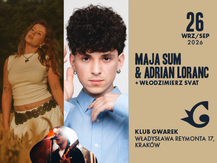 Maja Sum & Adrian Loranc  | Support: Svat - zdjęcie główne wydarzenia