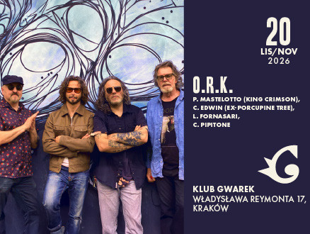 O.R.k - P. Mastelotto (King Crimson), C. Edwin (ex-Porcupine Tree), L. Fornasari, C. Pipitone - zdjęcie główne wydarzenia
