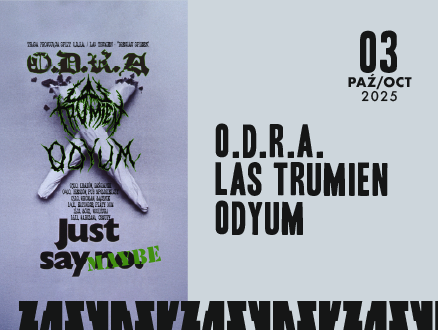 O.D.R.A. + LAS TRUMIEN + ODYUM Trasa promująca split O.D.R.A./ LAS TRUMIEN „Breslau Spleen” - zdjęcie główne wydarzenia