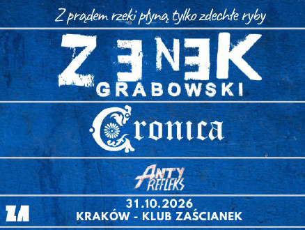 ZENEK GRABOWSKI “Z prądem rzeki płyną tylko zdechły ryby" - zdjęcie główne wydarzenia